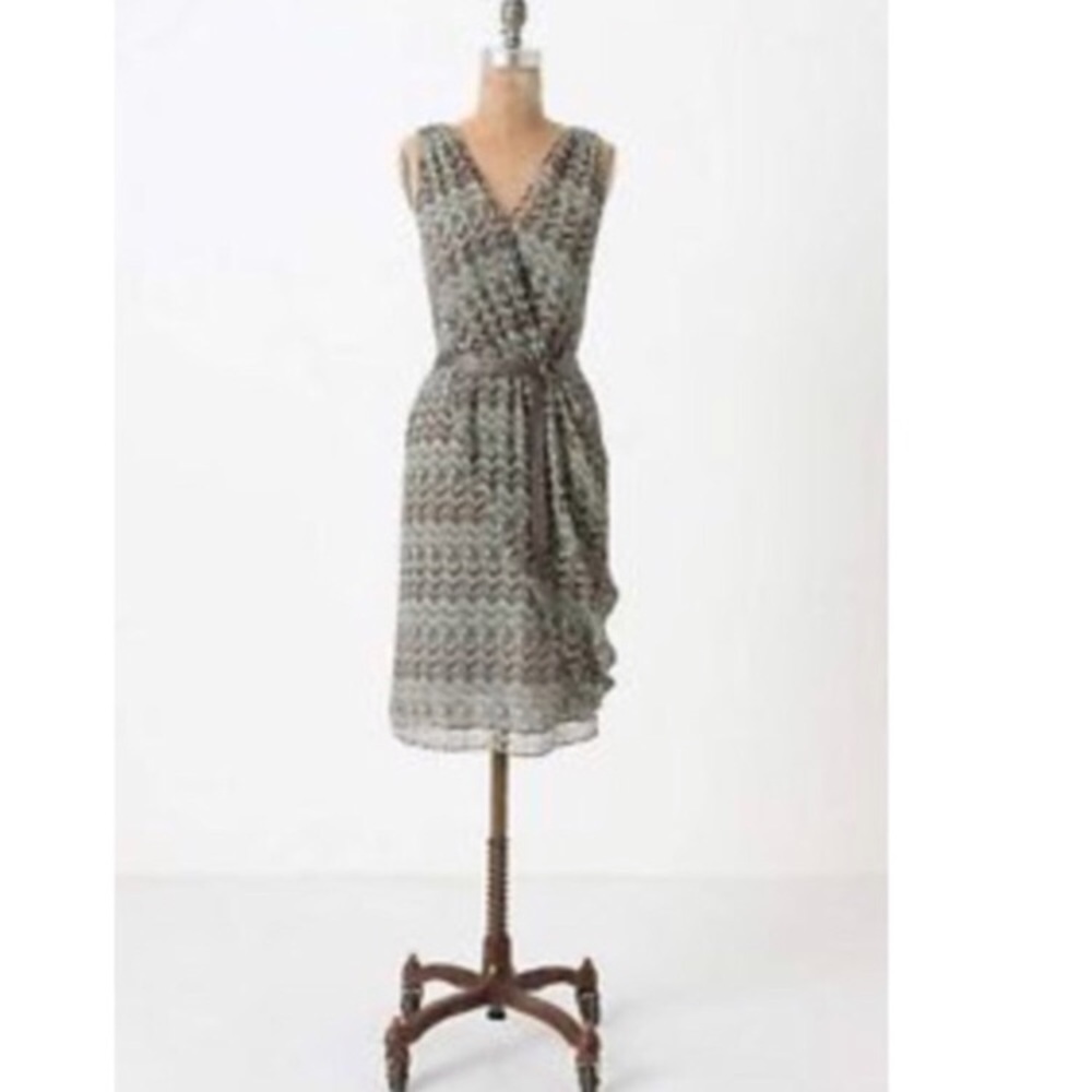 🐞ANTHROPOLOGIE🐞WE LOVE VERA FLETCHING DRESS🐞